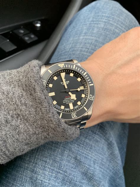 tudor pelagos on wrist